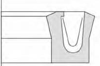 Reciprocating rod seal-Type V PJ